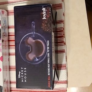 Nwt mickey mouse double wall expresso glasses